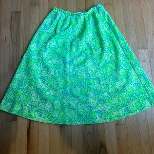 Vintage 1960’s Lily Pulitzer Zuzek Patten Panel Skirt a Line